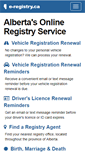 Mobile Screenshot of e-registry.ca